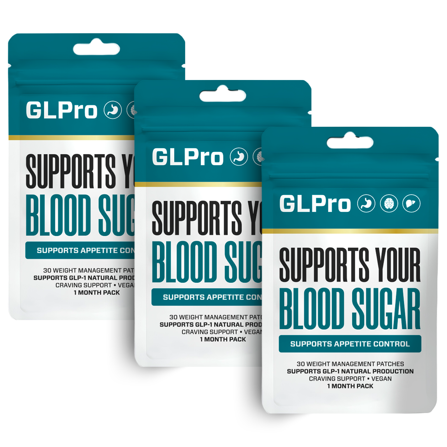 GLPro Patch three pack 90 days